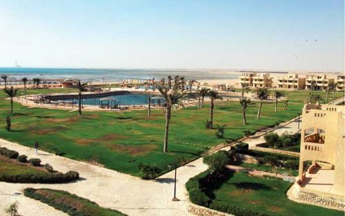 مساحات-خضراء-في-فندق-موسى-كوست-راس-سدر-جوائز-شركة-الحرية-للحلول-التسويقية-والعقارية